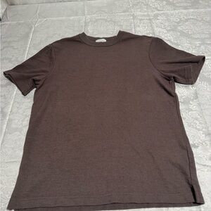 H&M Dark Brown Short Sleeve Tee